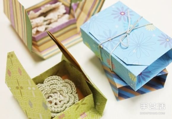 簡單折紙禮物盒圖解 長方形禮品盒的折法 -  rpnrmr.com