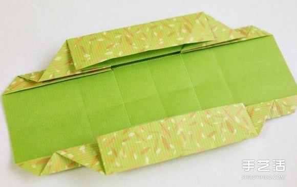 簡單折紙禮物盒圖解 長方形禮品盒的折法 -  rpnrmr.com