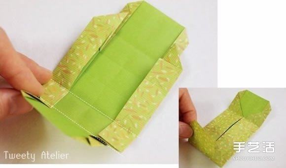 簡單折紙禮物盒圖解 長方形禮品盒的折法 -  rpnrmr.com