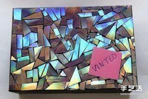 廢舊光盤手工小制作 將禮品盒改造的美美噠~ -  rpnrmr.com