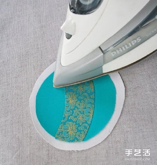 不織布掛件手工制作 圓形刺繡風(fēng)掛飾DIY圖解 -  rpnrmr.com