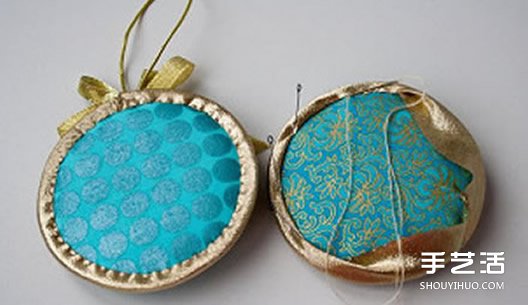 不織布掛件手工制作 圓形刺繡風(fēng)掛飾DIY圖解 -  rpnrmr.com