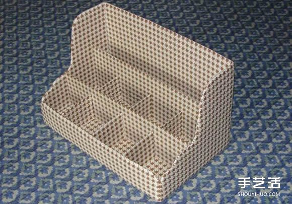 瓦楞紙制作化妝盒的方法 簡(jiǎn)易化妝盒的做法教程 -  rpnrmr.com