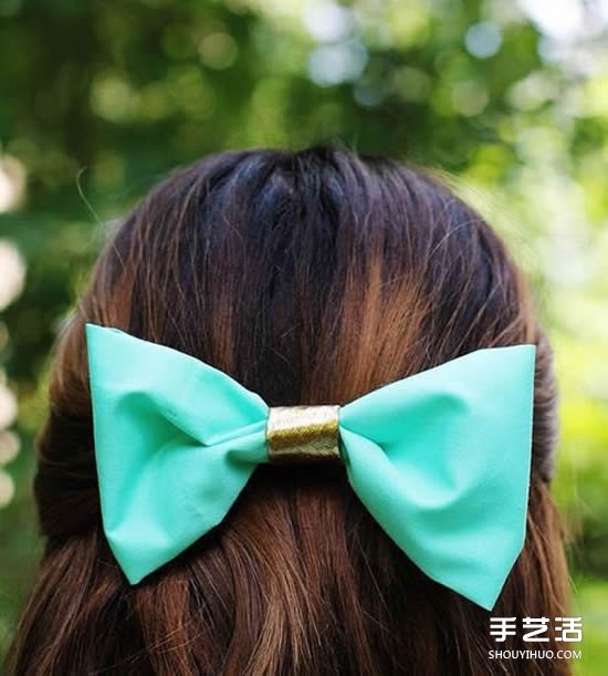 蝴蝶結(jié)發(fā)卡怎么做 DIY蝴蝶結(jié)發(fā)卡的做法圖解 -  rpnrmr.com