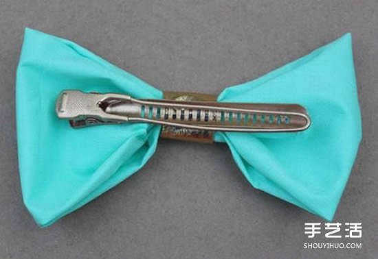 蝴蝶結(jié)發(fā)卡怎么做 DIY蝴蝶結(jié)發(fā)卡的做法圖解 -  rpnrmr.com