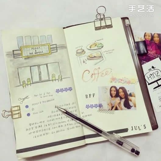 馬來(lái)西亞女生做的旅行手賬日記 清新又很有愛(ài) -  rpnrmr.com