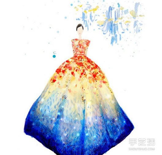 新加坡藝術(shù)家的指甲油手繪禮服作品 美到爆! -  rpnrmr.com