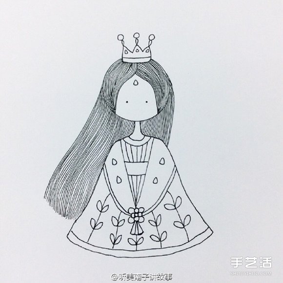 卡通灰姑娘簡筆畫的畫法 簡筆畫灰姑娘的圖片 -  rpnrmr.com