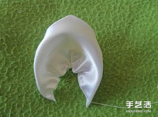 絲帶玫瑰花的折法圖解 寬絲帶玫瑰花的做法 -  rpnrmr.com
