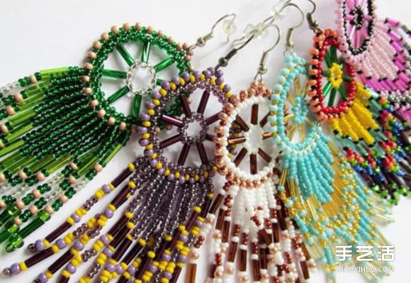 自制串珠捕夢(mèng)網(wǎng)的方法 手工串珠捕夢(mèng)網(wǎng)DIY教程 -  rpnrmr.com