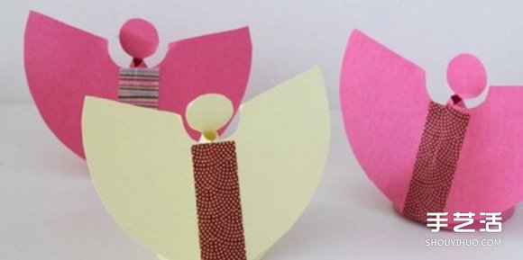 剪紙制作小天使掛件 立體天使掛件手工制作 -  rpnrmr.com