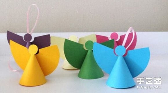 剪紙制作小天使掛件 立體天使掛件手工制作 -  rpnrmr.com