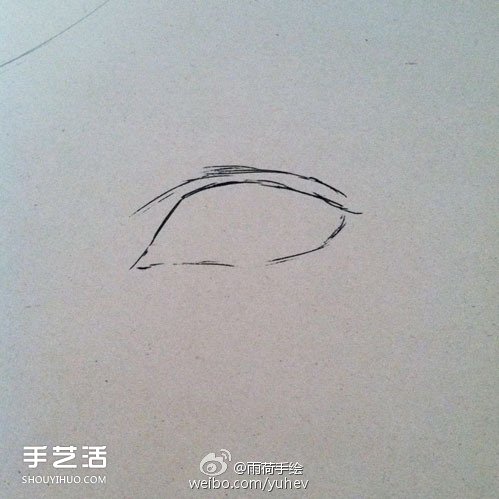 英氣勃勃的男性眼睛素描的基本畫法步驟 -  rpnrmr.com