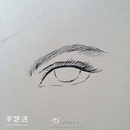 英氣勃勃的男性眼睛素描的基本畫法步驟 -  rpnrmr.com