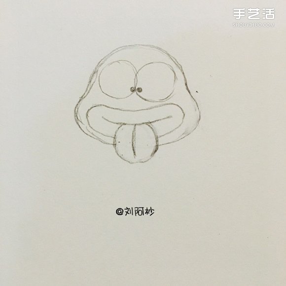 搞笑卡通胖蛇簡(jiǎn)筆畫(huà)的畫(huà)法圖片教程 -  rpnrmr.com