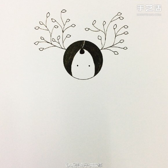 美麗女孩彩鉛畫(huà)的畫(huà)法 彩色鉛筆畫(huà)女孩教程 -  rpnrmr.com