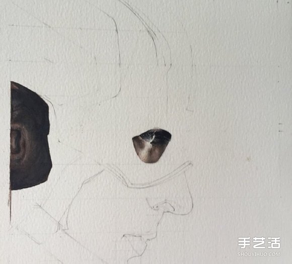 美國(guó)隊(duì)長(zhǎng)彩鉛畫(huà)的畫(huà)法 彩鉛美國(guó)隊(duì)長(zhǎng)步驟圖片 -  rpnrmr.com