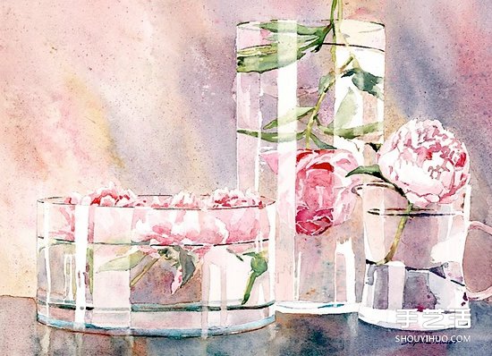 Delphine Poussot 唯美水彩畫作品圖片欣賞 -  rpnrmr.com