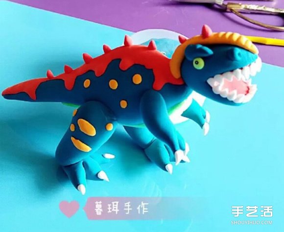 超輕粘土霸王龍制作教程 可愛恐龍DIY圖解 -  rpnrmr.com