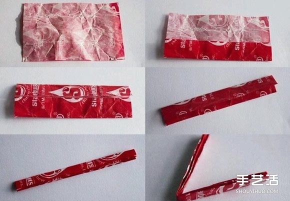 折紙手鐲圖解教程 兒童玩具手鐲圓環(huán)的折法 -  rpnrmr.com