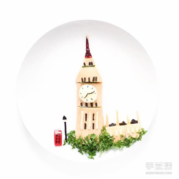 盤子上的藝術(shù)創(chuàng)作 創(chuàng)意DIY讓食材擺出美麗圖案 -  rpnrmr.com