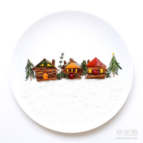 盤子上的藝術(shù)創(chuàng)作 創(chuàng)意DIY讓食材擺出美麗圖案 -  rpnrmr.com