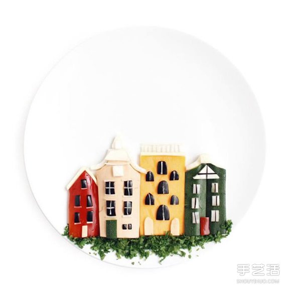 盤子上的藝術(shù)創(chuàng)作 創(chuàng)意DIY讓食材擺出美麗圖案 -  rpnrmr.com