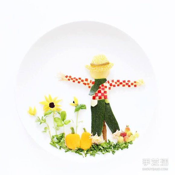 盤子上的藝術(shù)創(chuàng)作 創(chuàng)意DIY讓食材擺出美麗圖案 -  rpnrmr.com