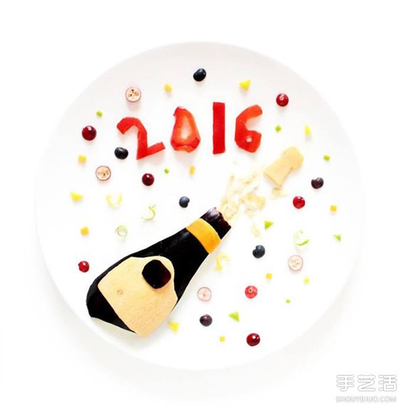 盤子上的藝術(shù)創(chuàng)作 創(chuàng)意DIY讓食材擺出美麗圖案 -  rpnrmr.com
