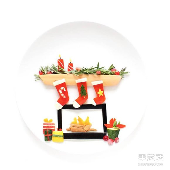 盤子上的藝術(shù)創(chuàng)作 創(chuàng)意DIY讓食材擺出美麗圖案 -  rpnrmr.com
