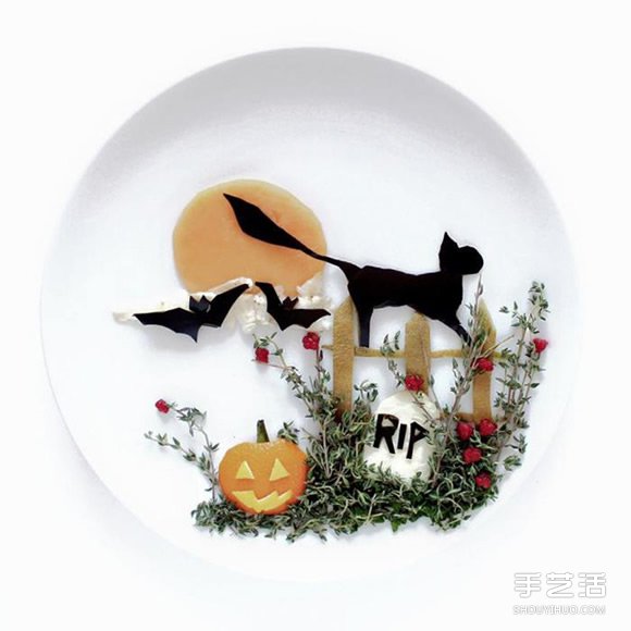 盤子上的藝術(shù)創(chuàng)作 創(chuàng)意DIY讓食材擺出美麗圖案 -  rpnrmr.com