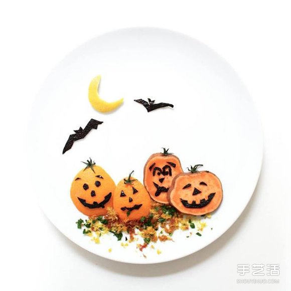 盤子上的藝術(shù)創(chuàng)作 創(chuàng)意DIY讓食材擺出美麗圖案 -  rpnrmr.com