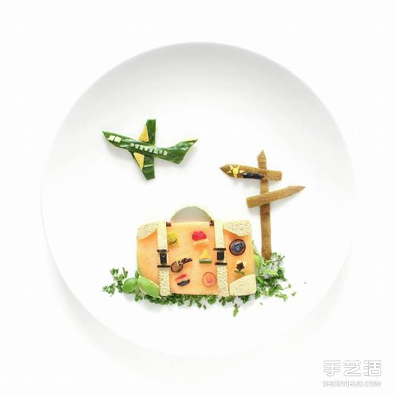 盤子上的藝術(shù)創(chuàng)作 創(chuàng)意DIY讓食材擺出美麗圖案 -  rpnrmr.com