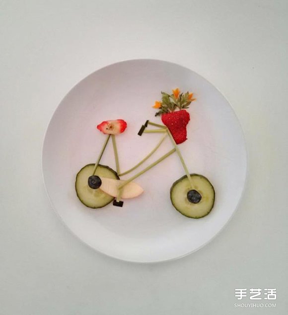 盤子上的藝術(shù)創(chuàng)作 創(chuàng)意DIY讓食材擺出美麗圖案 -  rpnrmr.com