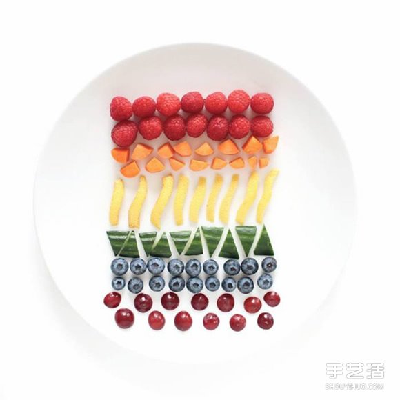 盤子上的藝術(shù)創(chuàng)作 創(chuàng)意DIY讓食材擺出美麗圖案 -  rpnrmr.com