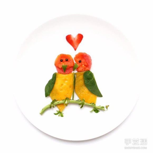 盤子上的藝術(shù)創(chuàng)作 創(chuàng)意DIY讓食材擺出美麗圖案 -  rpnrmr.com