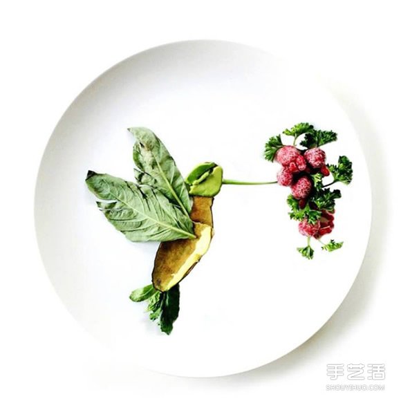 盤子上的藝術(shù)創(chuàng)作 創(chuàng)意DIY讓食材擺出美麗圖案 -  rpnrmr.com