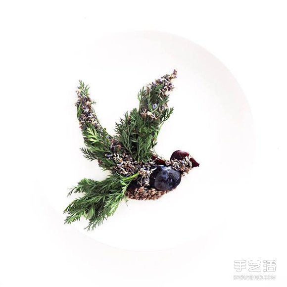 盤子上的藝術(shù)創(chuàng)作 創(chuàng)意DIY讓食材擺出美麗圖案 -  rpnrmr.com
