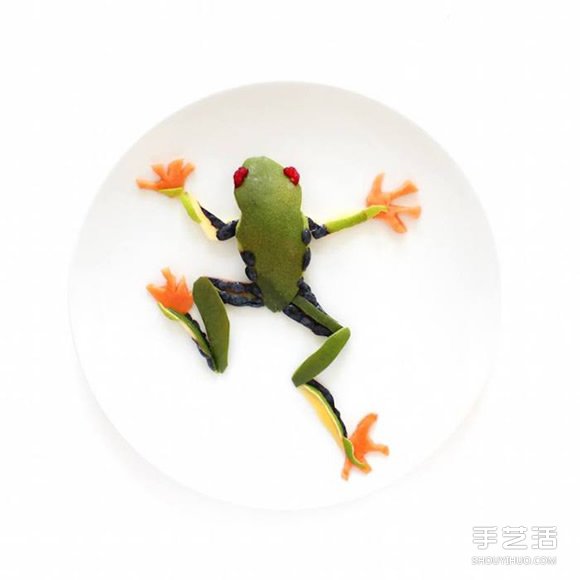 盤子上的藝術(shù)創(chuàng)作 創(chuàng)意DIY讓食材擺出美麗圖案 -  rpnrmr.com