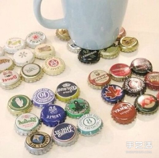 簡(jiǎn)單又有趣的瓶蓋廢物利用手工小制作圖片 -  rpnrmr.com