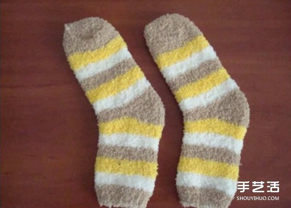 襪子制作趴趴貓的方法 趴趴貓毛絨玩具制作 -  rpnrmr.com