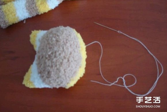 襪子制作趴趴貓的方法 趴趴貓毛絨玩具制作 -  rpnrmr.com