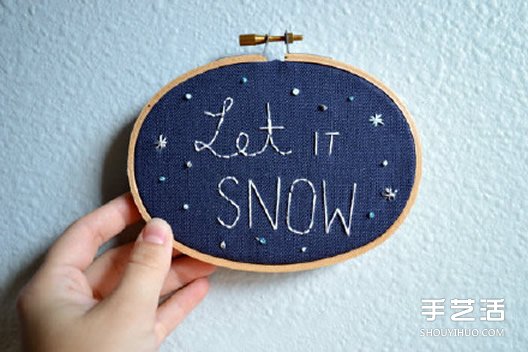 圖案以文字為主的小清新刺繡作品圖片 -  rpnrmr.com