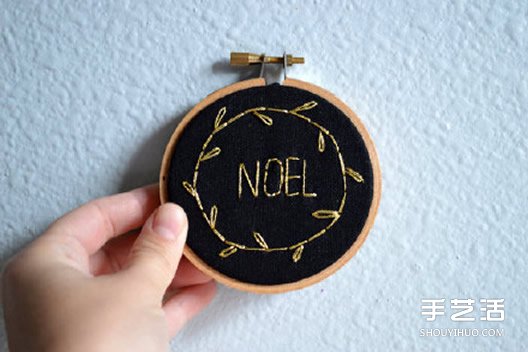 圖案以文字為主的小清新刺繡作品圖片 -  rpnrmr.com