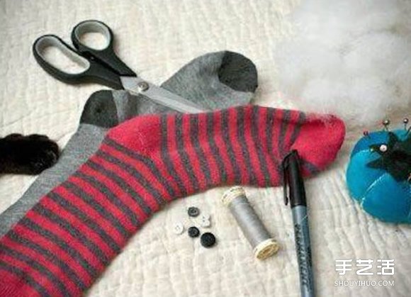 襪子小熊手工制作教程 毛絨小熊用襪子做圖解 -  rpnrmr.com