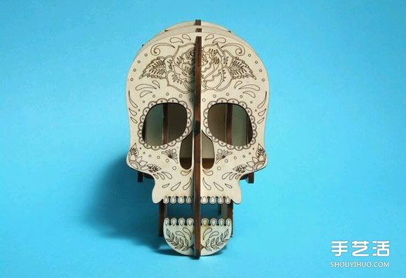 骷髏頭筆筒DIY教程 密度板制作創(chuàng)意骷髏頭筆筒 -  rpnrmr.com