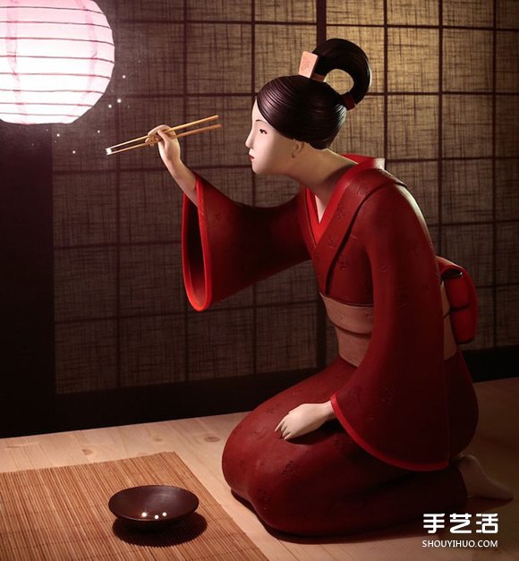 以精致粘土工藝品塑造出現(xiàn)實(shí)和奇幻的異空間 -  rpnrmr.com