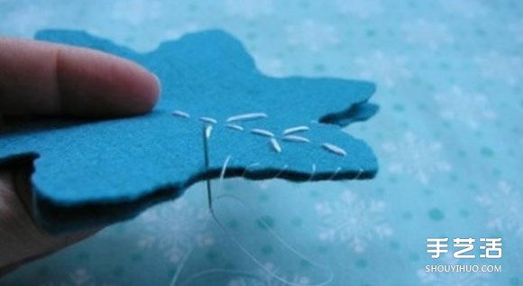 圣誕主題不織布雪花、圣誕樹和姜餅人掛件制作 -  rpnrmr.com