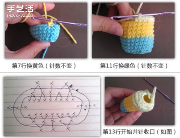 鉤針風鈴制作教程 可愛風鈴鉤針編織針法圖解 -  rpnrmr.com