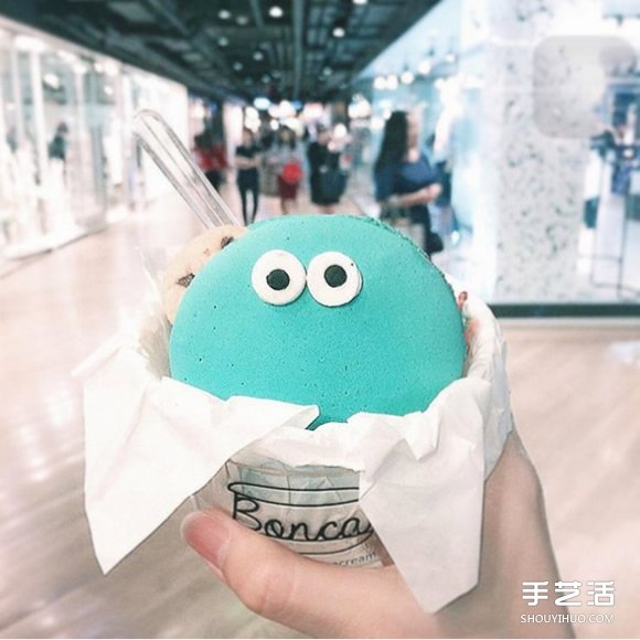 夢幻與邪惡結(jié)合的卡通風(fēng)馬卡龍冰淇淋 Bonca -  rpnrmr.com